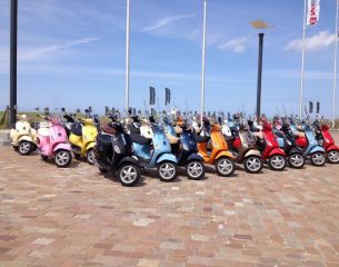 Vespatocht Vespa Tocht Scooter Bedrijfsuitje Afdelingsuitje